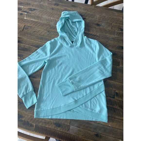 Eddie Bauer Girls Lightweight Hoodie, Mint, Green, Medium 10/12 - Picture 1 of 3